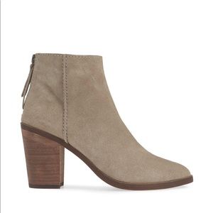 BP Heath Grey Suede Bootie